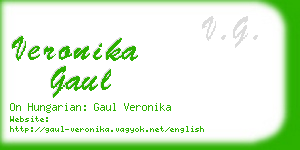 veronika gaul business card